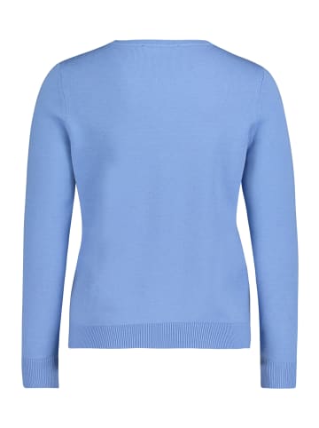 Betty Barclay Basic-Strickpullover mit Rundhalsausschnitt in Azurine