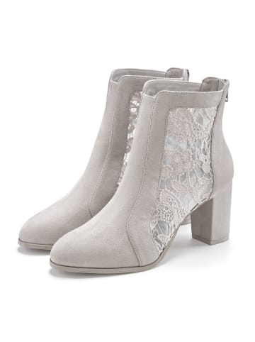 LASCANA High-Heel-Stiefelette in grau