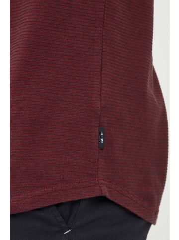 INDICODE T-Shirt IDMorler 40804MM T-Shirt im Colorblock-Look in Rot