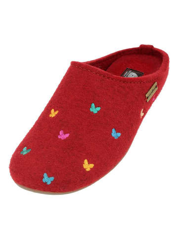 HAFLINGER Komfort Slipper für Damen in rot