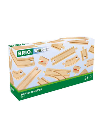 Brio Aktionsspiel BRIO World - Großes Schienensortiment, 50 Teile Ab 3 Jahre in bunt