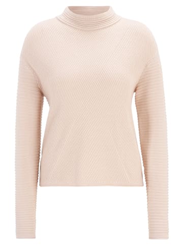 Betty Barclay Basic-Strickpullover mit Rippenstruktur in Grau