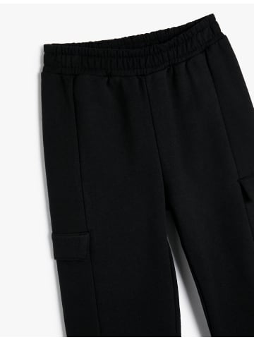 KOTON Sweathose in Schwarz