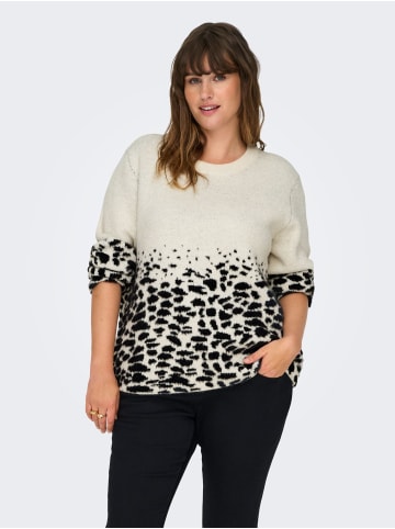 ONLY Carmakoma Strickpullover Curve Rundhals Langarm weich warm in Schwarz