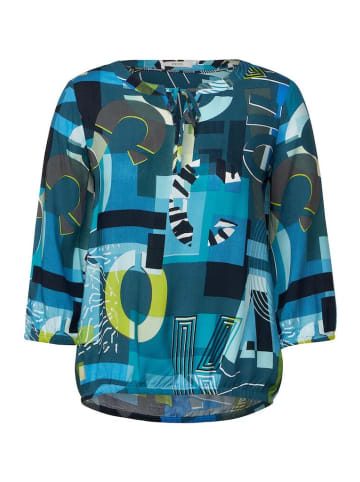 Cecil Langarmbluse in teal blue