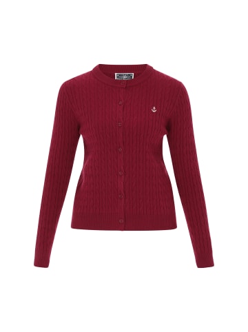 DreiMaster Maritim Cardigan in wine red