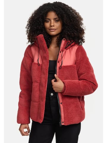 Marikoo Kapuzenplüschjacke Kaguraa 16 in Rouge