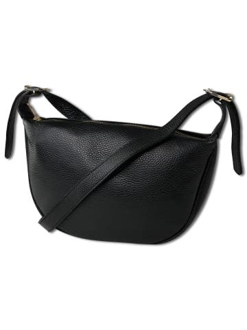Toscanto Leder Umhängetasche Toscanto Tasche schwarz ca. 27cm