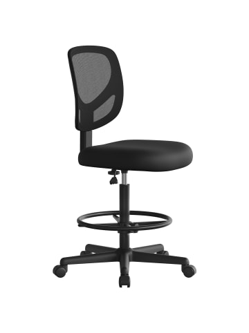 SONGMICS Bürostuhl Kime in Schwarz - (B)64 x (H)117 x (T)64 cm