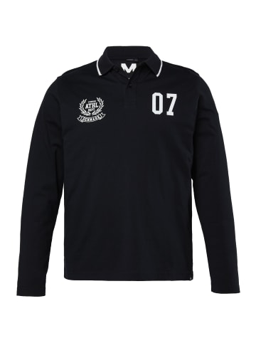 Men Plus Kurzarm T-Shirt in schwarz