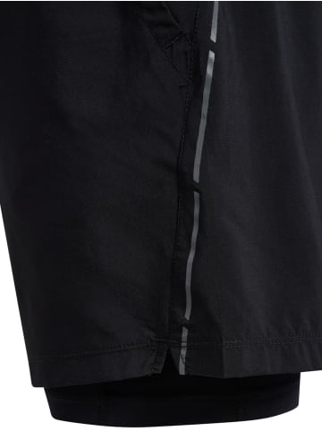 Hummel Short "Fast 2In1 Shorts" in Schwarz