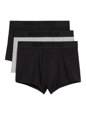 Marc O'Polo Trunk Essentials in black/light grey melange