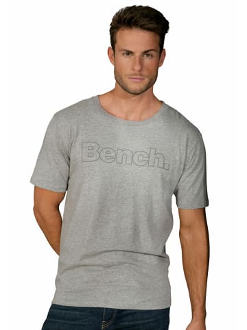 Bench T-Shirt in grau-meliert, navy