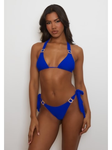 Moda Minx Bikini Hose Amour Tie Side Brazilian in Blau