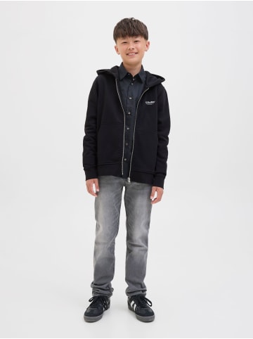 JACK & JONES Junior Kapuzensweatjacke JJESOHO SWEAT ZIP HOOD JNR in black
