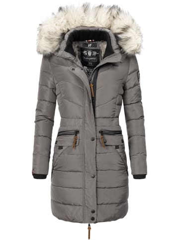 Navahoo Steppmantel Paula in Grau