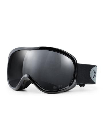 YEAZ STEEZE ski- und snowboard-brille schwarz/schwarz in schwarz