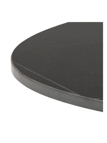 ebuy24 Couchtisch Malta Mattschwarz 60 x 60 cm