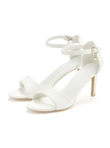 LASCANA High-Heel-Sandalette in weiß