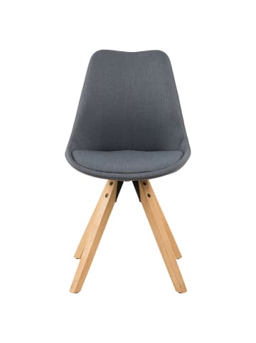 ebuy24 Esszimmerstuhl Dima Grau 2er Set