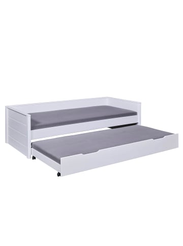 ebuy24 Bett Dream Weiß 209 x 99 cm