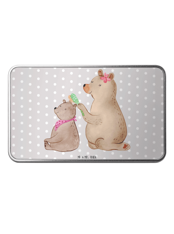 Mr. & Mrs. Panda Dose Bär Kind ohne Spruch in Grau Pastell