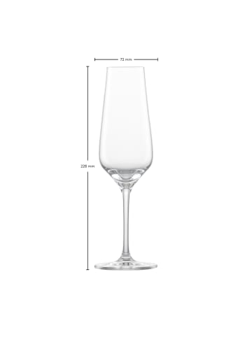 Zwiesel Glas 2er Set Sektgläser Bouquet 247 ml transparent in transparent