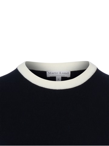 Marie Lund Strickshirt in marine - 0003