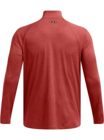 Under Armour Longsleeve "Ua Tech Textured 1/2 Zip" in Orange