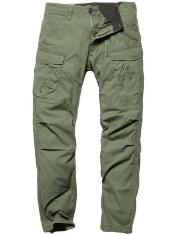 Vintage Industries Cargohose in Grün