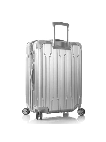 Heys Xtrak 4 Rollen Trolley M 66 cm mit Dehnfalte silver