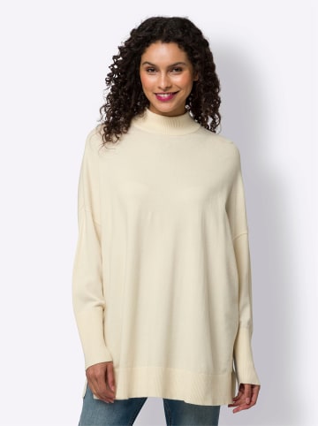 Heine Stehkragenpullover in champagner