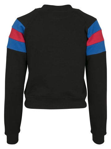 Urban Classics Sweaters in black/brightblue/firered