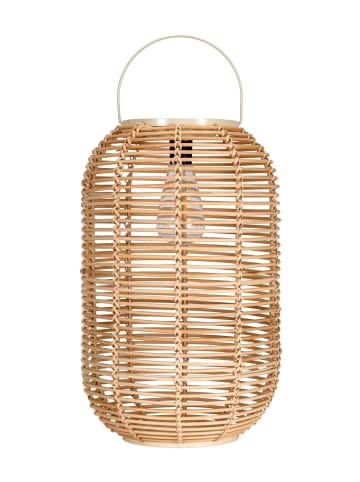 Pauleen Sunshine Nature Solarlaterne Beige Rattan/Metall/Kunststoff