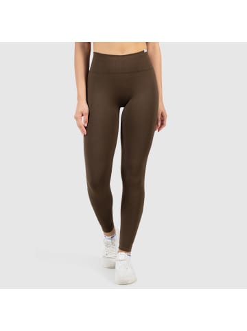 SMILODOX Leggings Alira Scrunch in Braun