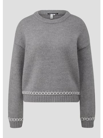 QS Strickpullover in 98W0_dunkelgrau