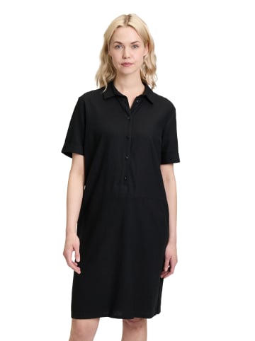Betty Barclay Leinenkleid mit Knopfleiste in Schwarz