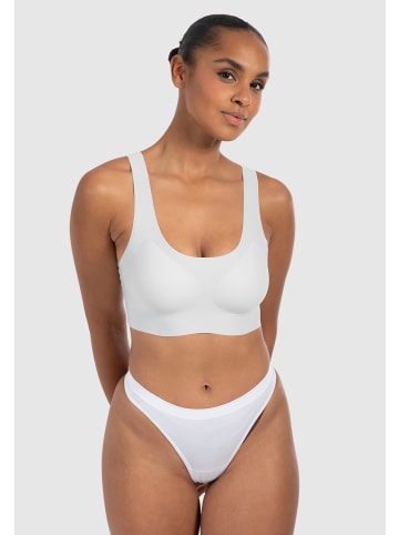 SMILODOX Plunge Bralette Nysa in Weiß