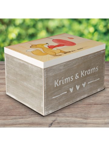 Mr. & Mrs. Panda Holzbox Fuchs Boxen Design ohne Spruch in Weiß