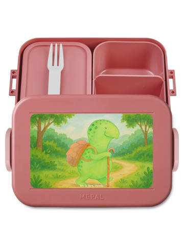 Mr. & Mrs. Panda MEPAL Bentobox Schildkröte Wanderer Design ohne... in Rot Pastell