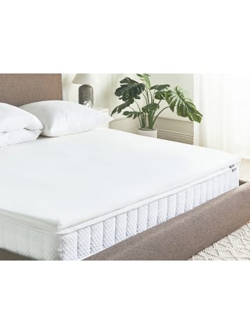 Beliani Topper RESTFUL in Weiß - (W) 180 x (H) 3.5 x (L) 200 cm