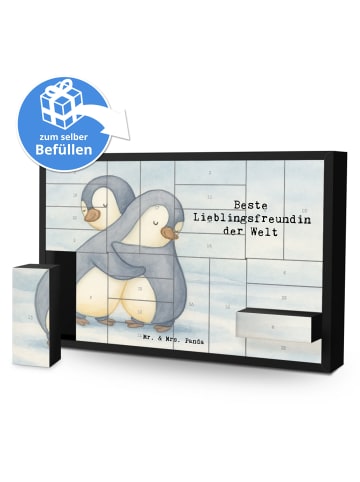 Mr. & Mrs. Panda Adventskalender Pinguin Beste Lieblingsfreundin... in Weiß
