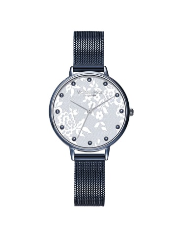 Victoria Hyde London Uhr Croxley Lace in Blau - (D)32mm