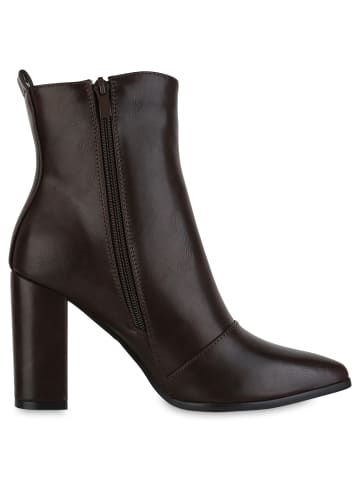 VAN HILL Klassische Stiefeletten Dawn in Dunkelbraun