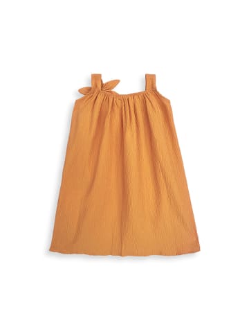 Denokids Trägerkleid 3D Flower in gelb