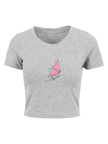 Merchcode Merchcode Cropped T-Shirts in grey