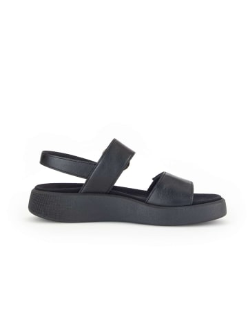 Gabor Plateau Sandalen in schwarz
