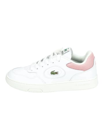 Lacoste Sneaker in Weiß/Pink