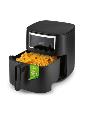 Gourmetmaxx GOURMETmaxx Heißluftfritteuse, 6,5 l - mit Touchscreen, Timer und 11 Programmen