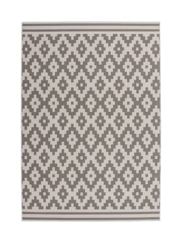 Kayoom Kurzflor Teppich Now in taupe - rechteckig
